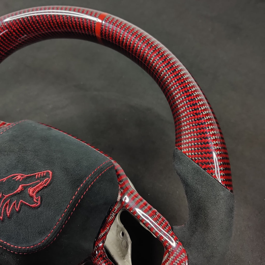 2024+ Ford Mustang GT Custom Carbon Fiber Steering Wheel