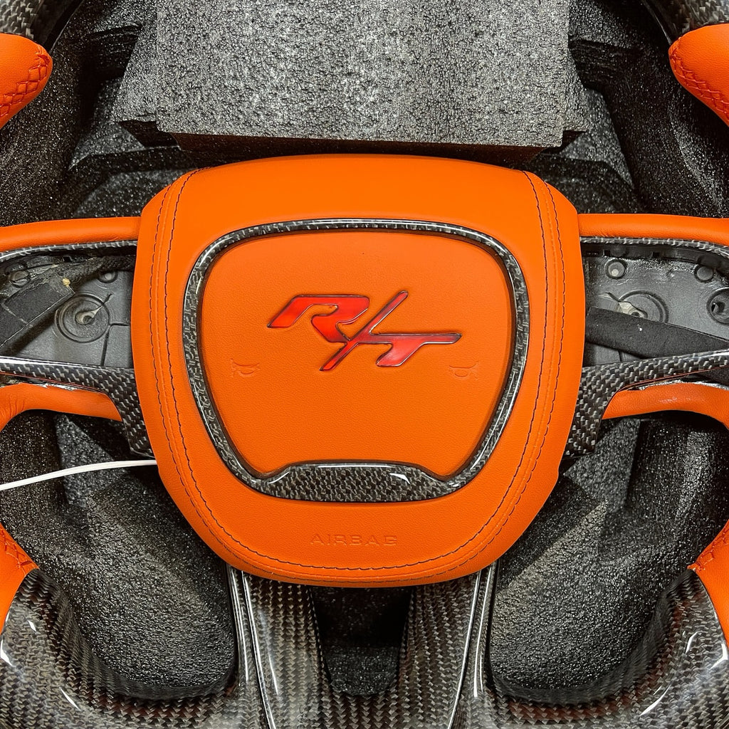 2015–2023 Dodge Charger, Challenger & Durango Custom Carbon Fiber Steering Wheel