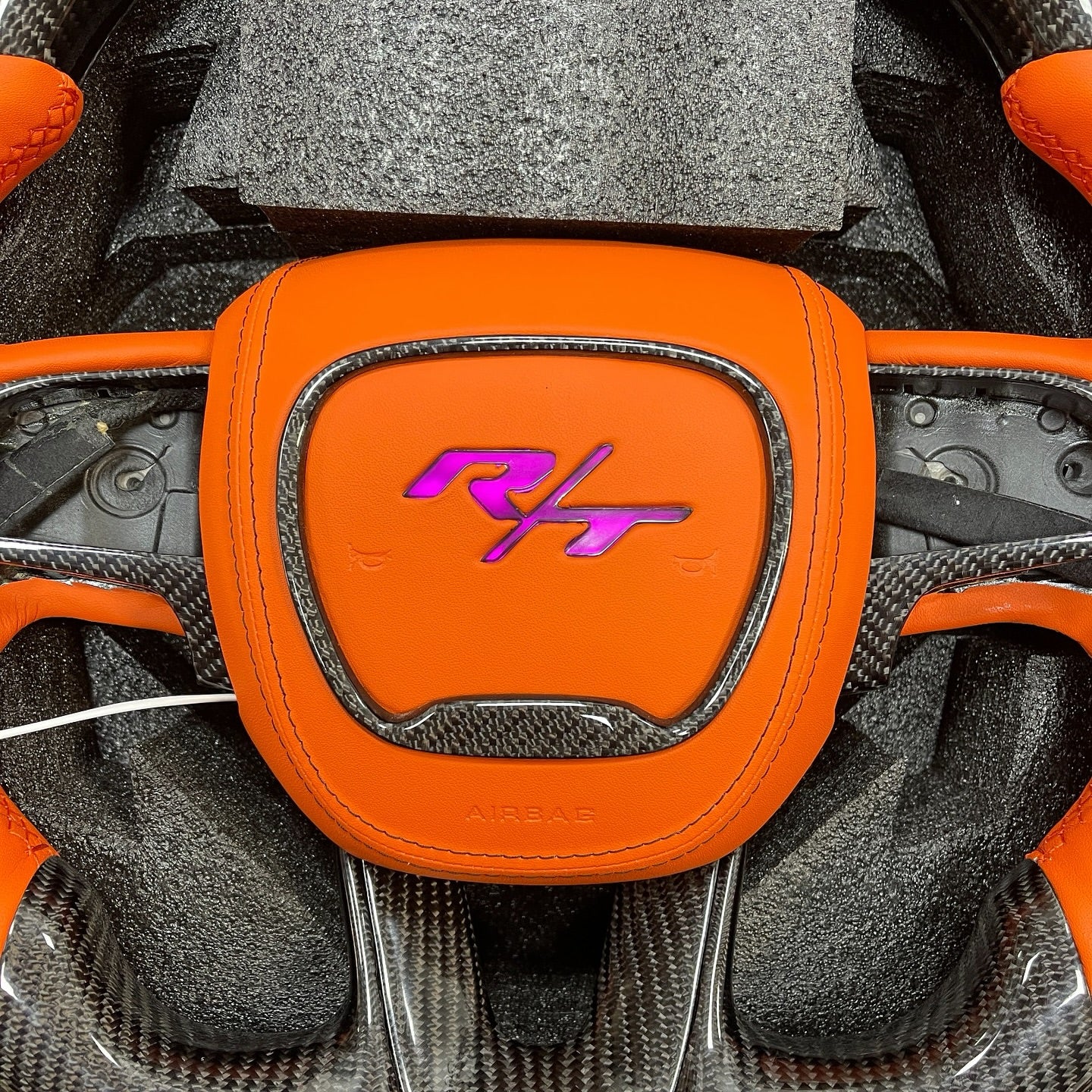 2015–2023 Dodge Charger, Challenger & Durango Custom Carbon Fiber Steering Wheel