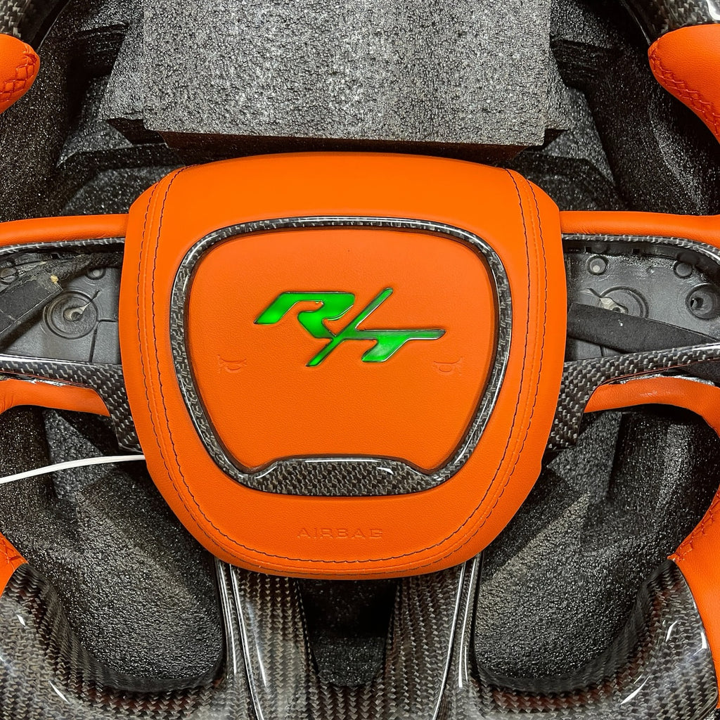 2015–2023 Dodge Charger, Challenger & Durango Custom Carbon Fiber Steering Wheel