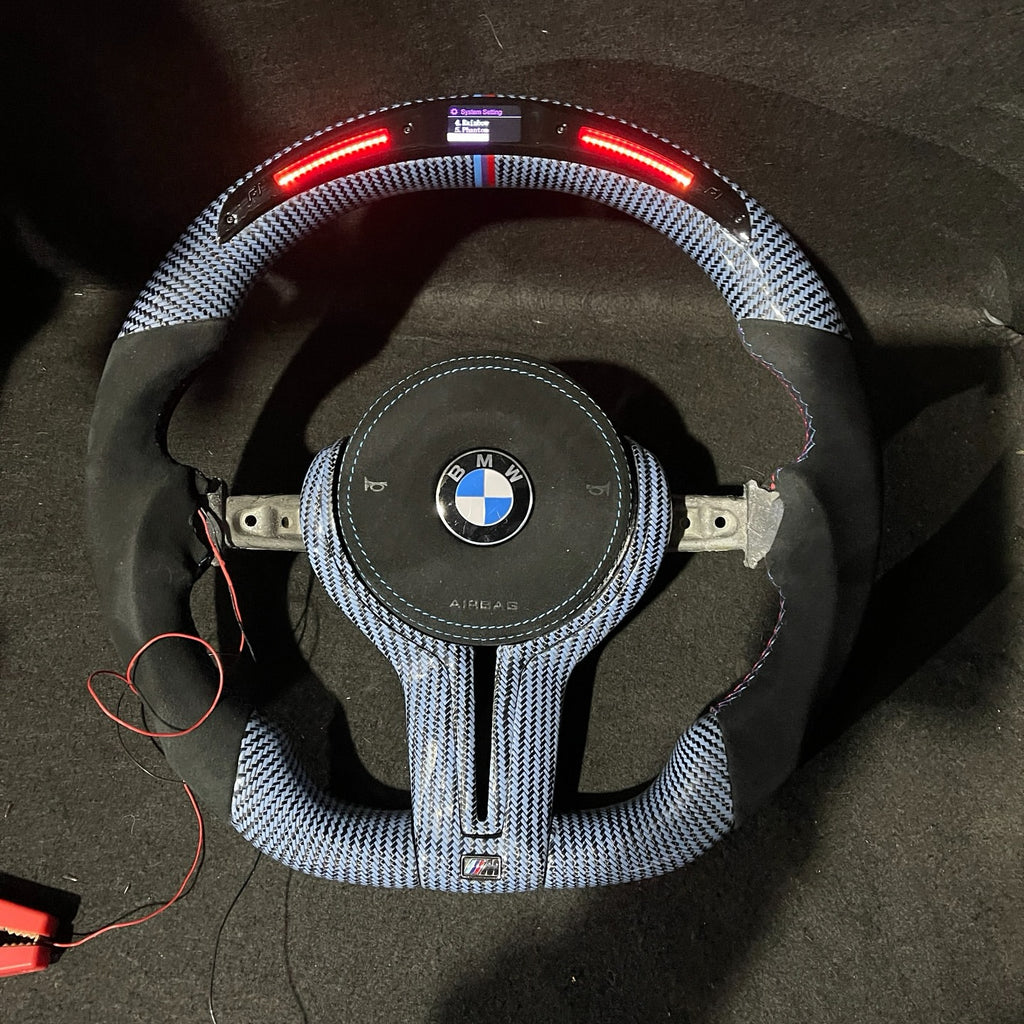 2015–2020 BMW M4 Custom Carbon Fiber Steering Wheel