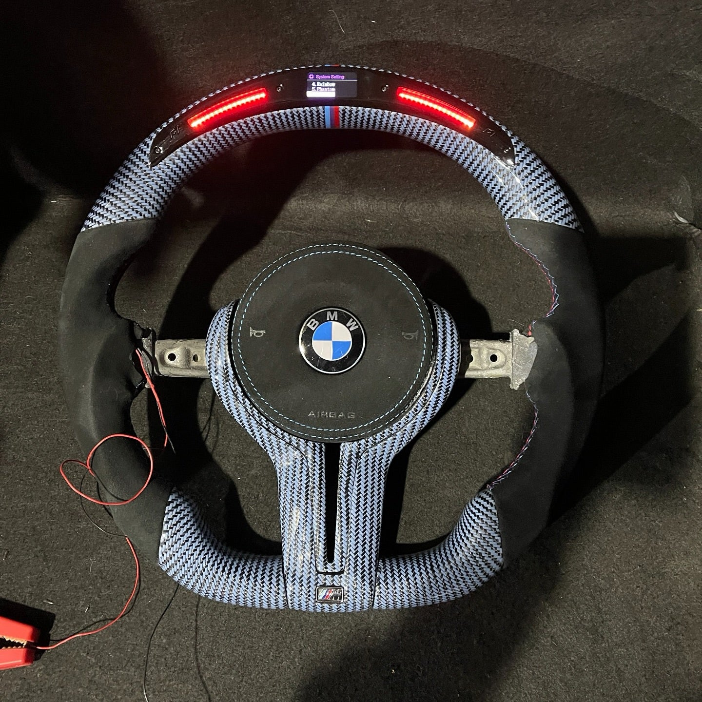 2015–2020 BMW M4 Custom Carbon Fiber Steering Wheel