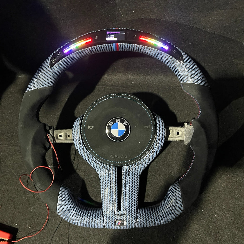 2015–2020 BMW M4 Custom Carbon Fiber Steering Wheel