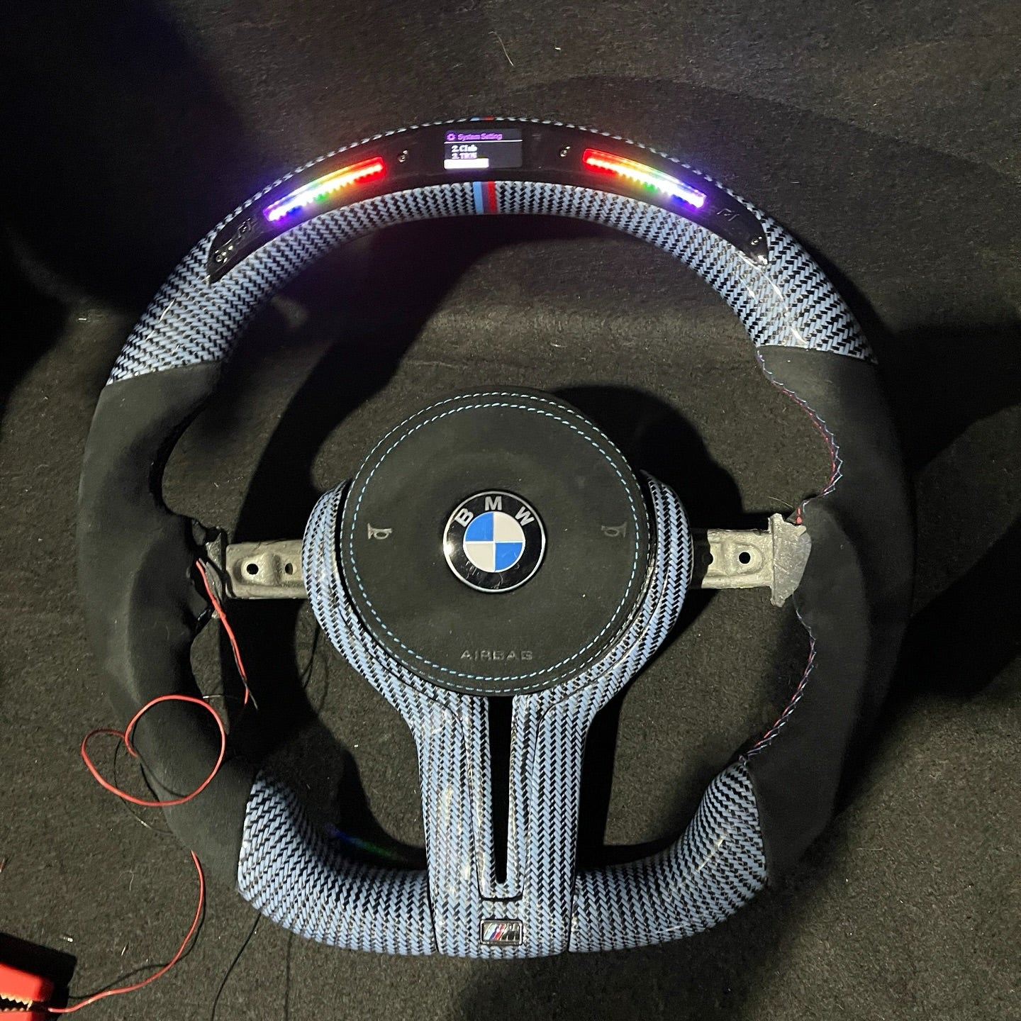 2015–2020 BMW M4 Custom Carbon Fiber Steering Wheel