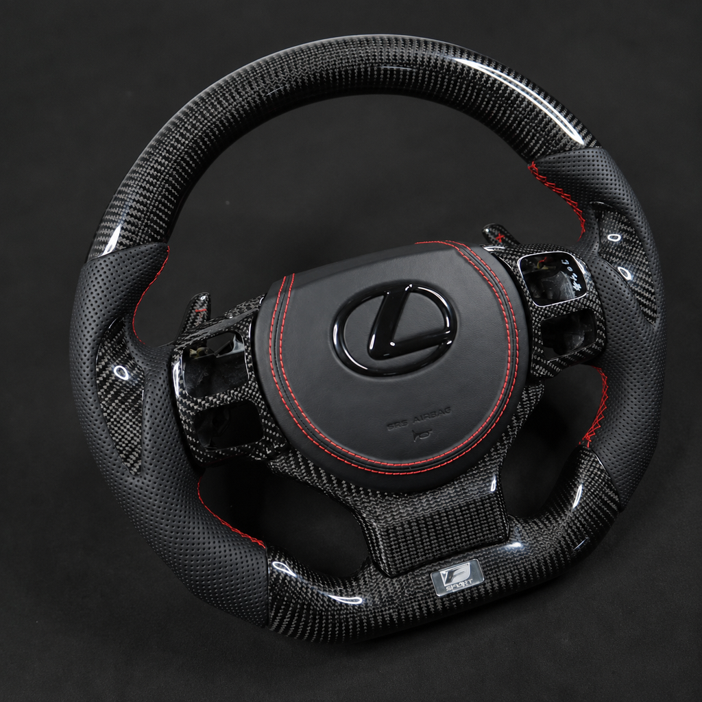 Carbon Fiber Steering Wheel for Lexus IS F