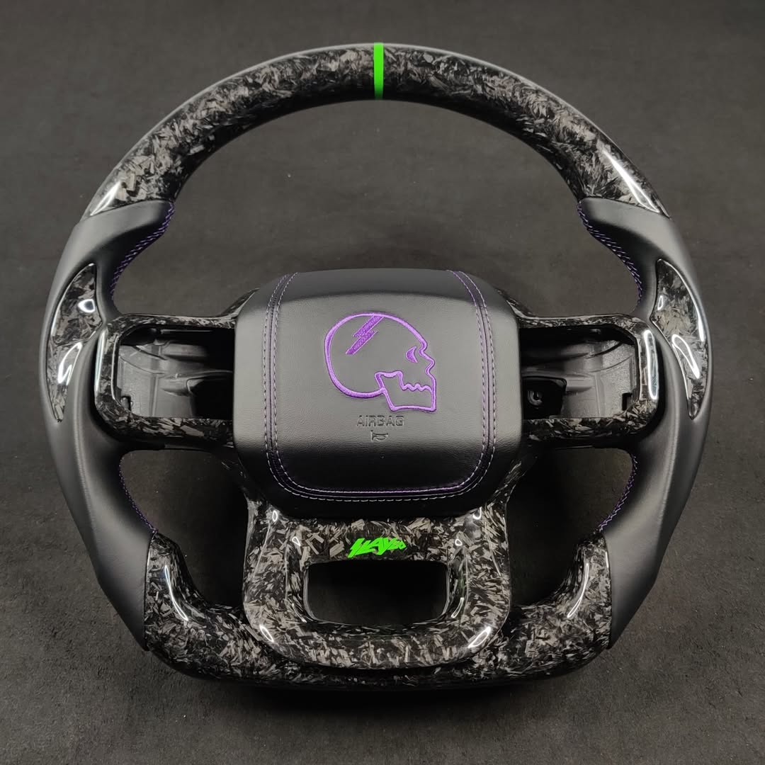 2021–2026 Ford F-150 Custom Carbon Fiber Steering Wheel