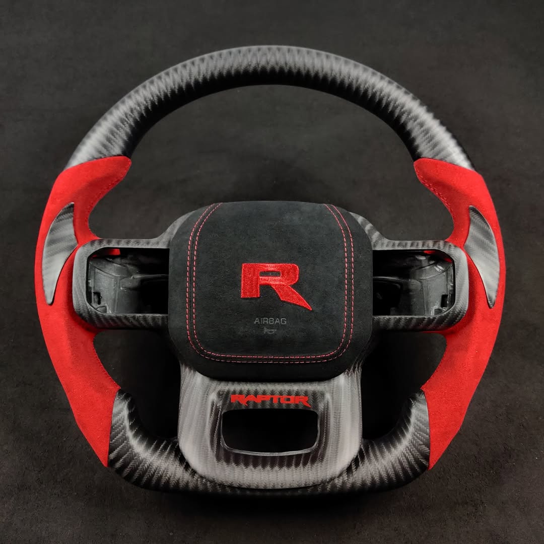 2021+ Ford F-150 & Raptor/R Carbon Fiber Steering Wheel