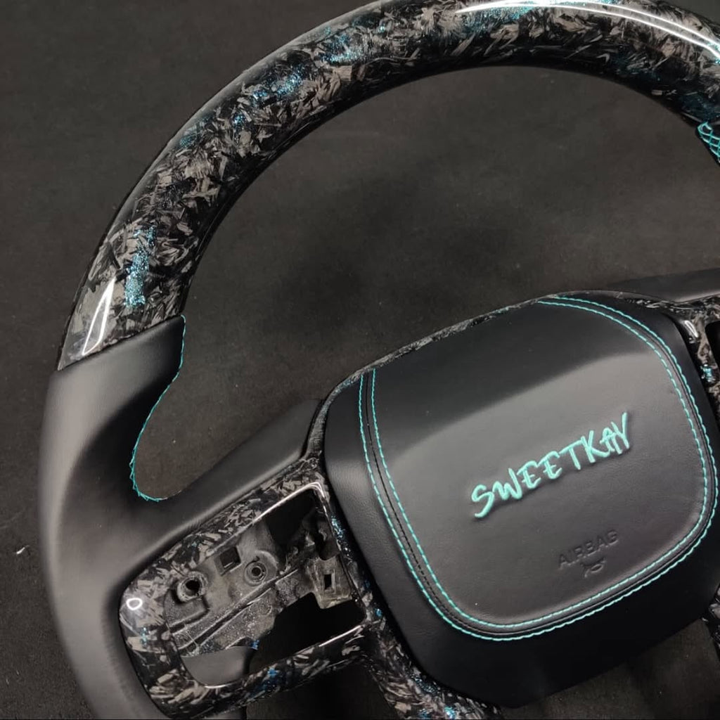 2020+ Chevrolet Silverado Carbon Fiber Steering Wheel