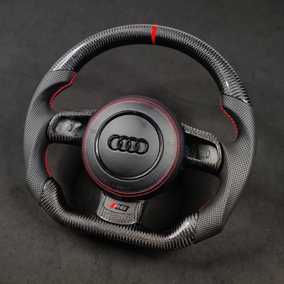 2009–2015 Audi R8 & TT RS Carbon Fiber Steering Wheel