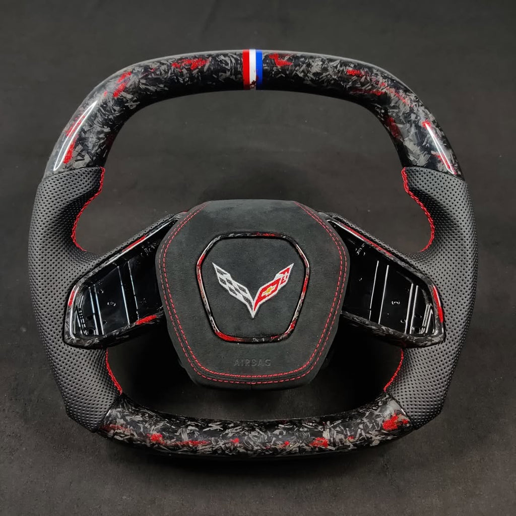 2020+ Chevrolet Corvette C8 Forged Carbon Fiber Steering Wheel