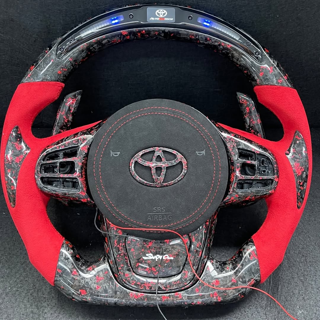 2019+ Toyota GR Supra (A90) Carbon Fiber Steering Wheel