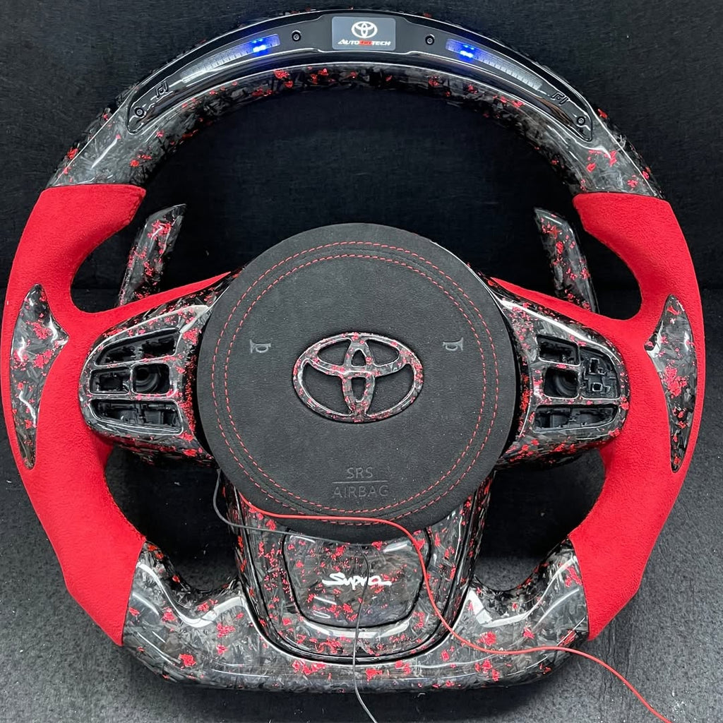 2019+ Toyota GR Supra (A90) Carbon Fiber Steering Wheel