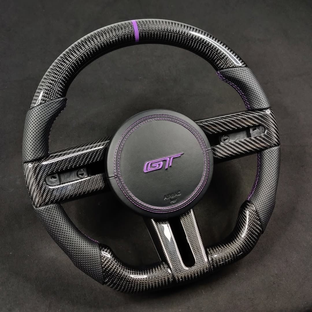 2010–2014 Ford Mustang GT Carbon Fiber Steering Wheel