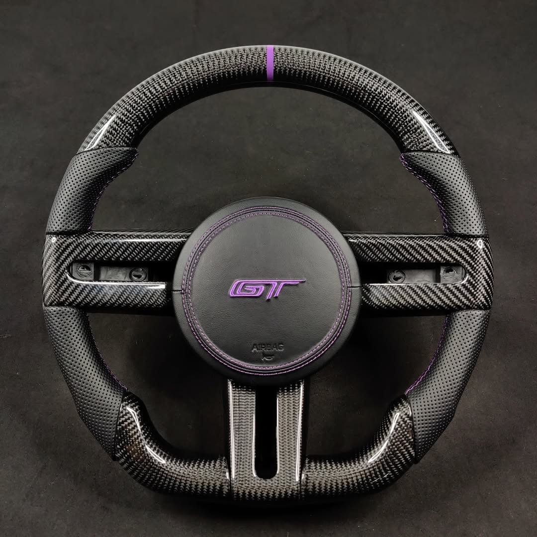 2010–2014 Ford Mustang GT Carbon Fiber Steering Wheel