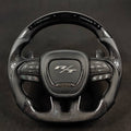 2015–2023 Dodge Charger, Challenger & Durango R/T Carbon Fiber LED Steering Wheel