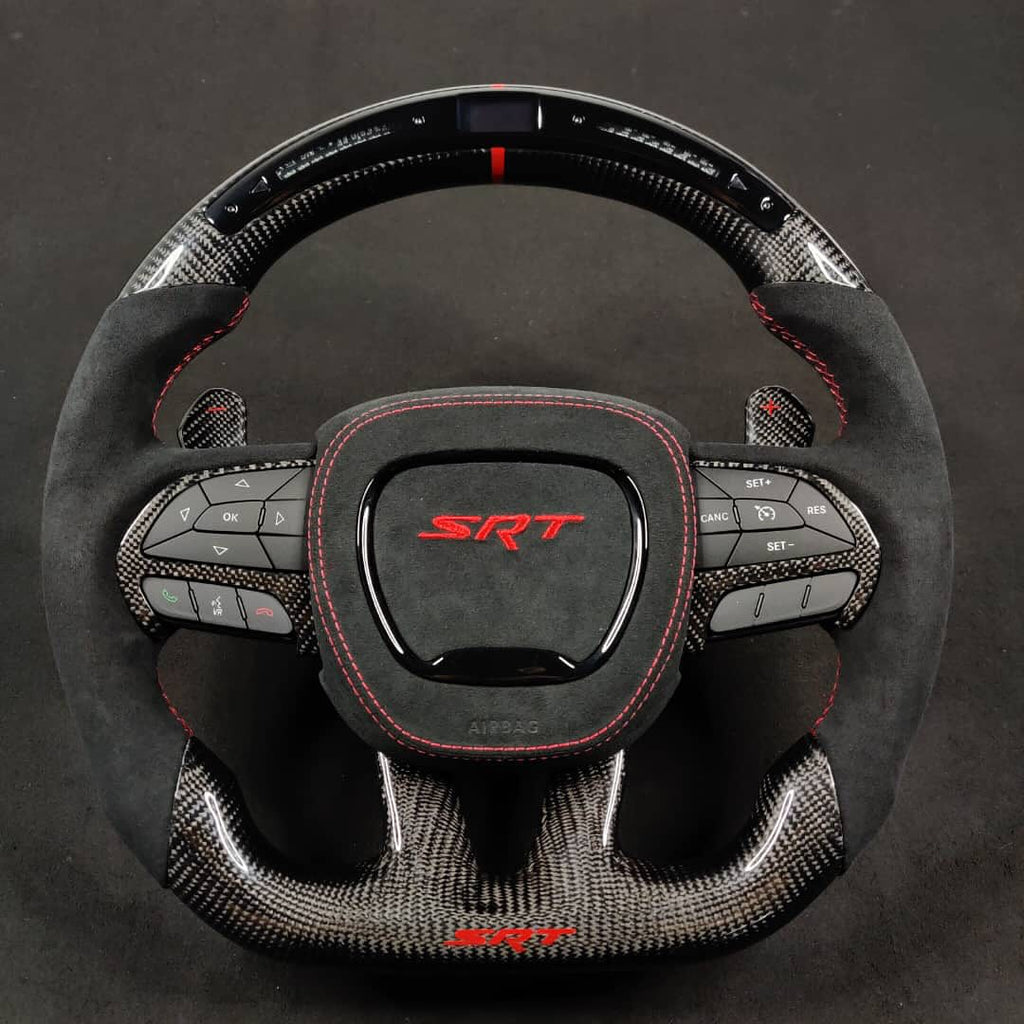 2015–2023 Dodge Charger, Challenger & Durango SRT Carbon Fiber Steering Wheel