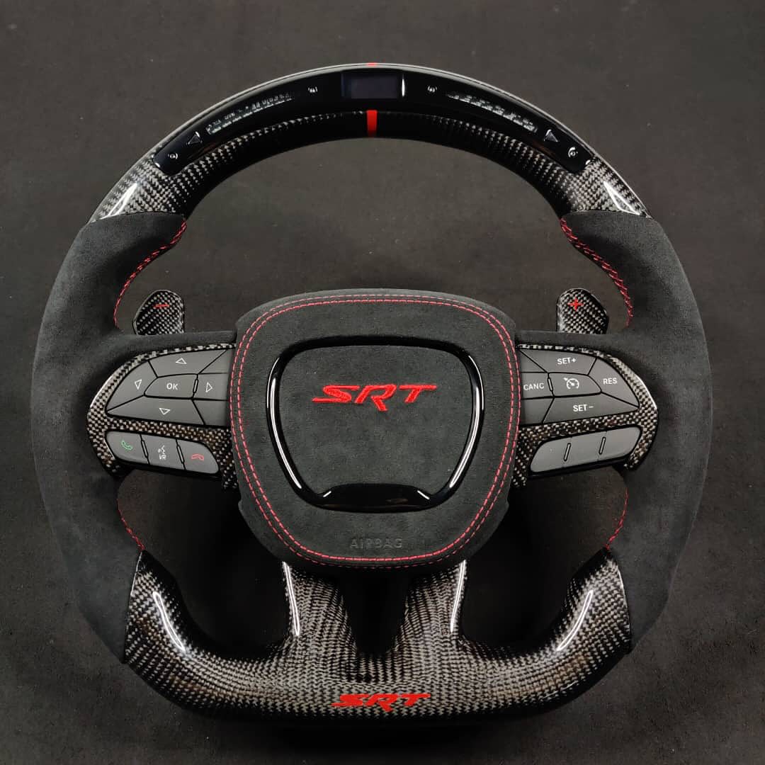 2015–2023 Dodge Charger, Challenger & Durango SRT Carbon Fiber Steering Wheel