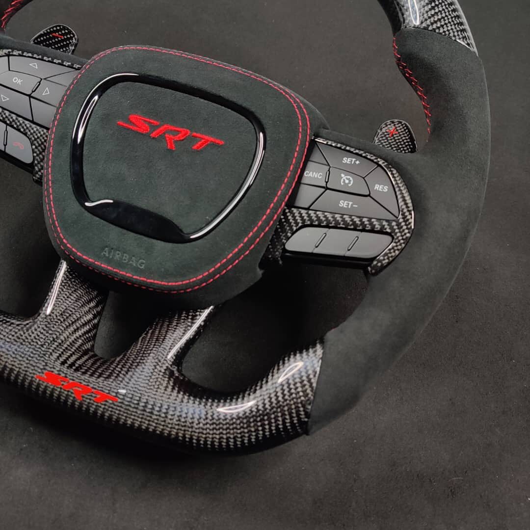 2015–2023 Dodge Charger, Challenger & Durango SRT Carbon Fiber Steering Wheel