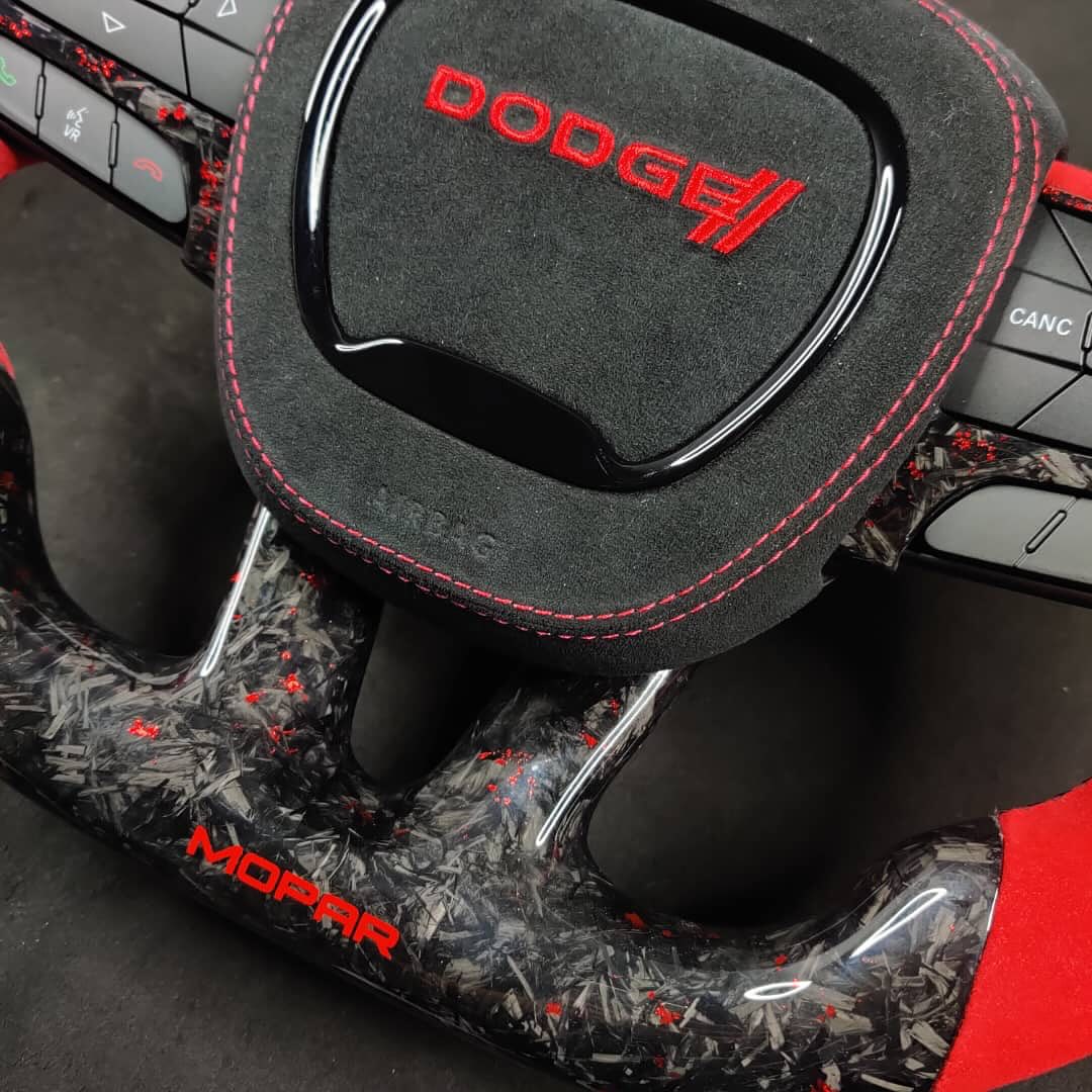 2015–2023 Dodge Charger, Challenger & Durango Carbon Fiber Steering Wheel
