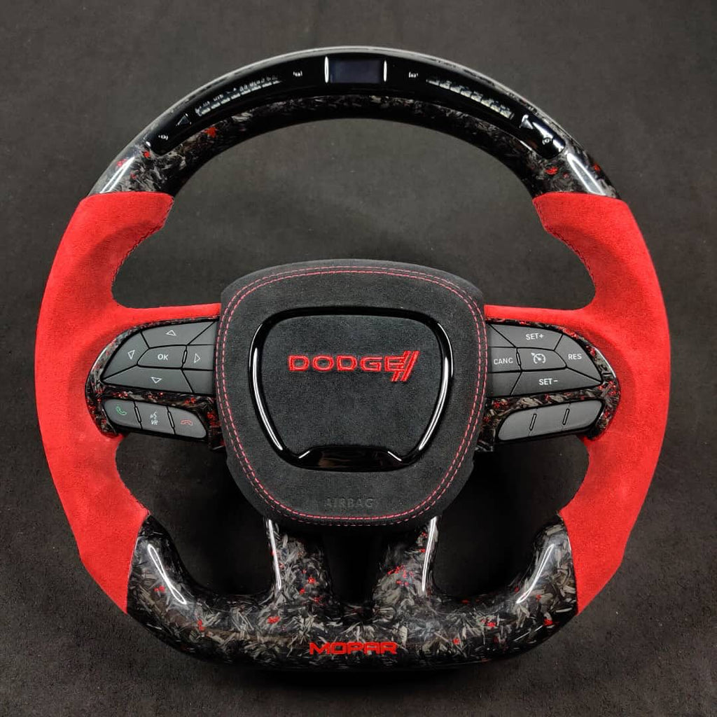 2015–2023 Dodge Charger, Challenger & Durango Carbon Fiber Steering Wheel