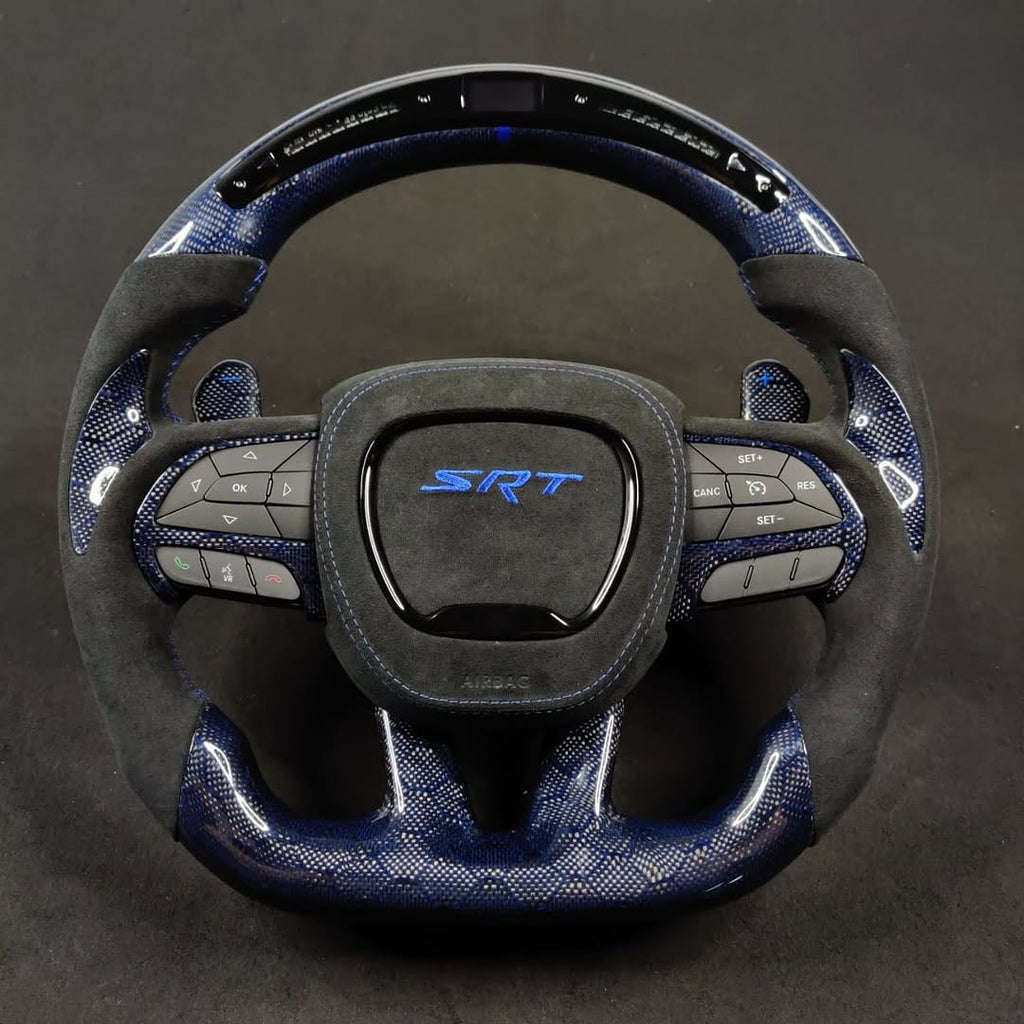 2015–2023 Dodge Charger & Challenger Carbon Fiber Steering Wheel