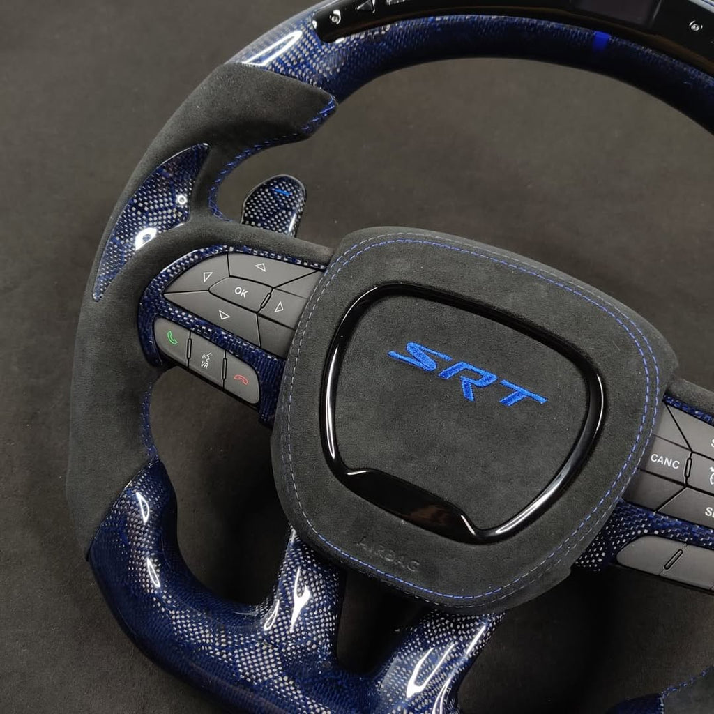 2015–2023 Dodge Charger & Challenger Carbon Fiber Steering Wheel