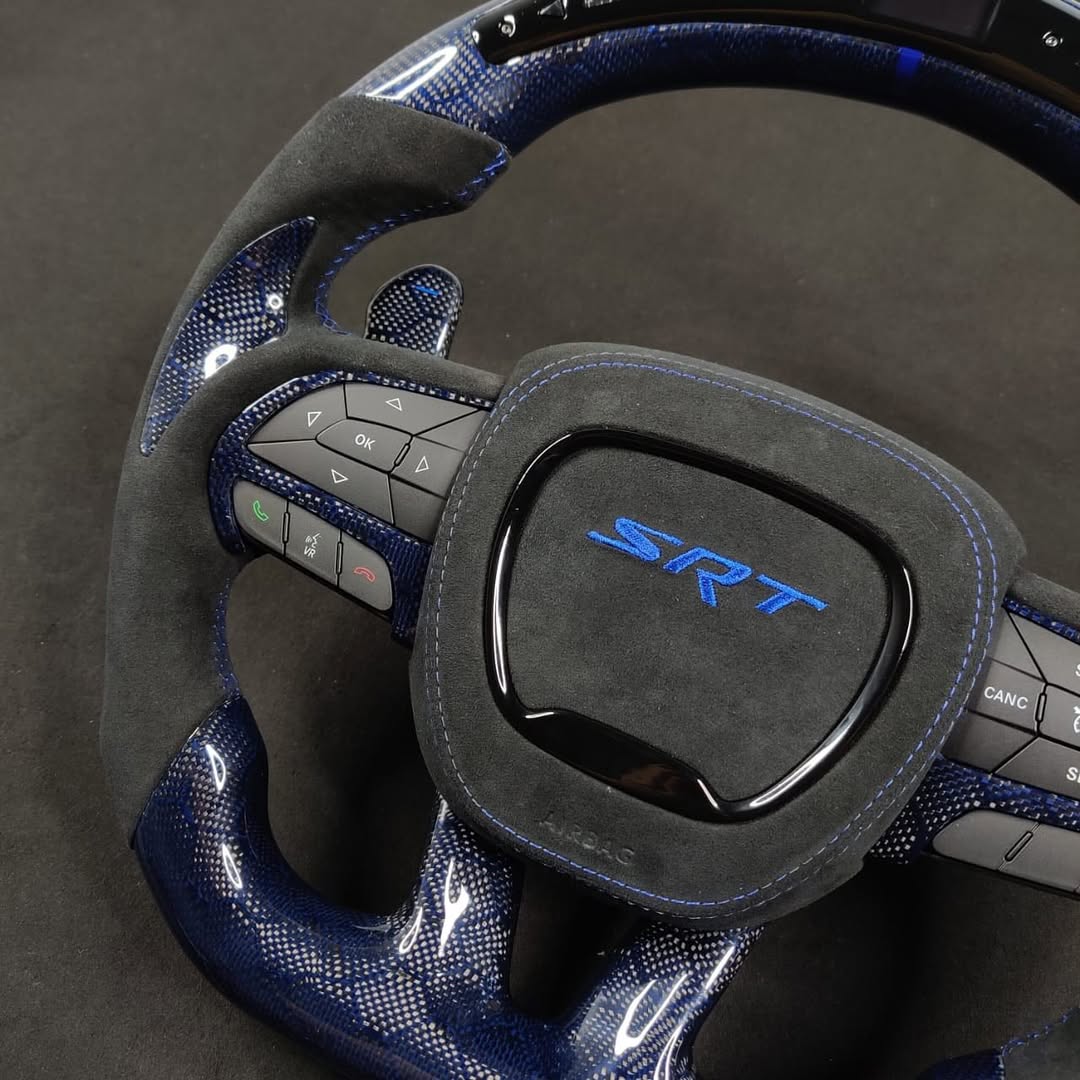 2015–2023 Dodge Charger & Challenger Carbon Fiber Steering Wheel