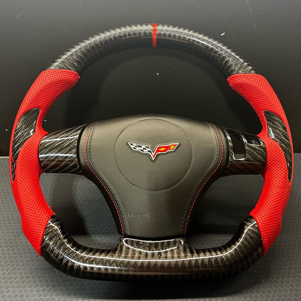 2006–2013 Chevrolet Corvette C6 Carbon Fiber Steering Wheel