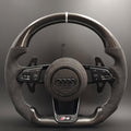Audi R8 Style Carbon Fiber Steering Wheel