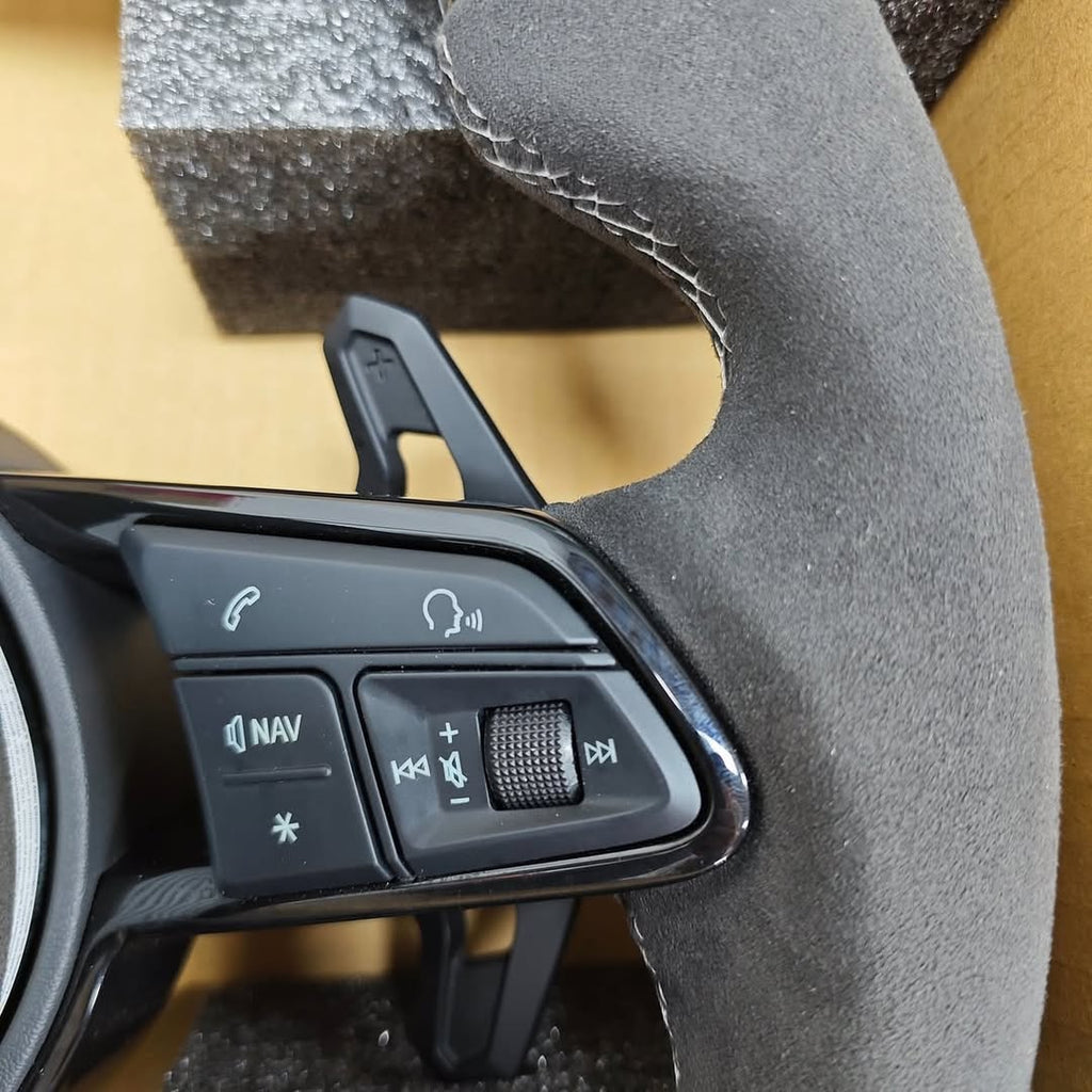 Audi R8 Style Carbon Fiber Steering Wheel