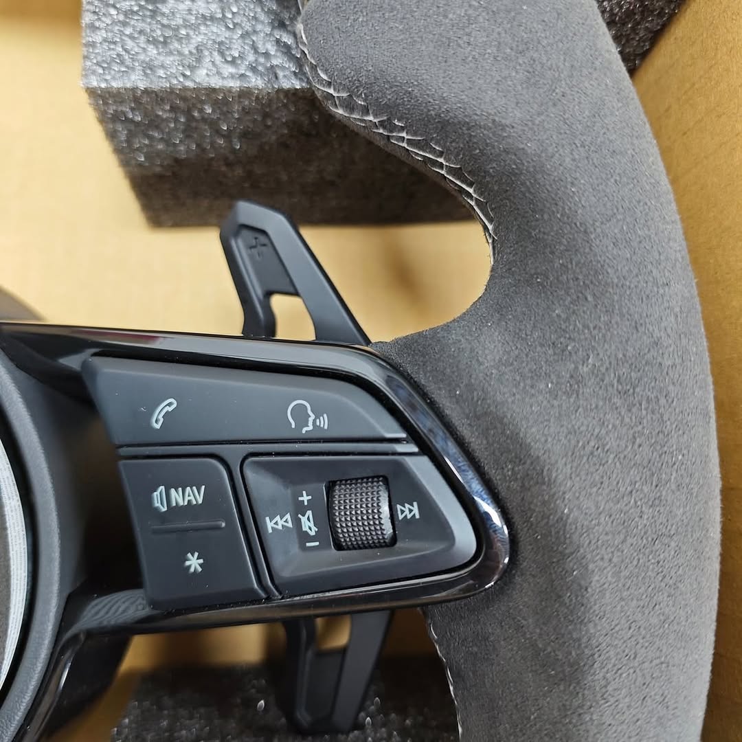 Audi R8 Style Carbon Fiber Steering Wheel