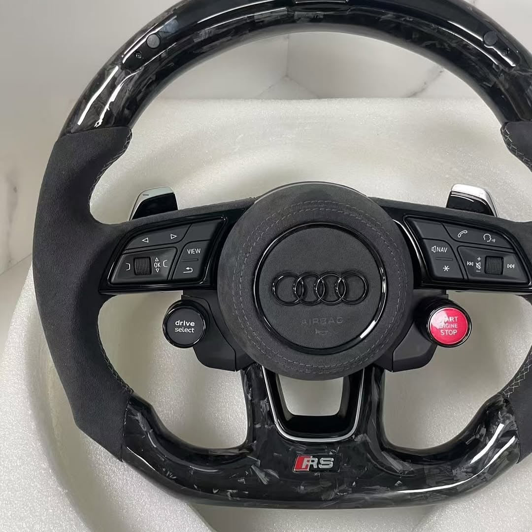 Audi Forged Carbon Fiber LED Steering Wheel