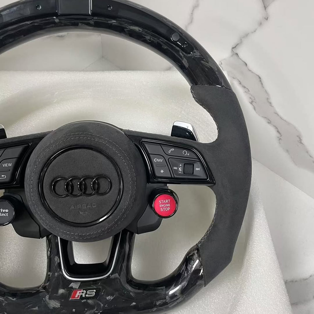 Audi Forged Carbon Fiber LED Steering Wheel