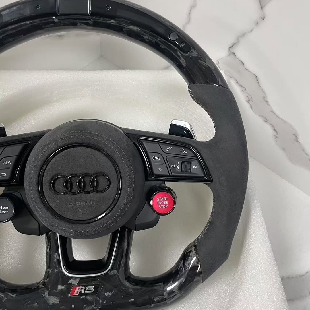 Audi Forged Carbon Fiber LED Steering Wheel