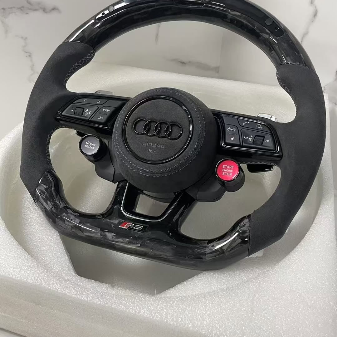 Audi Forged Carbon Fiber LED Steering Wheel