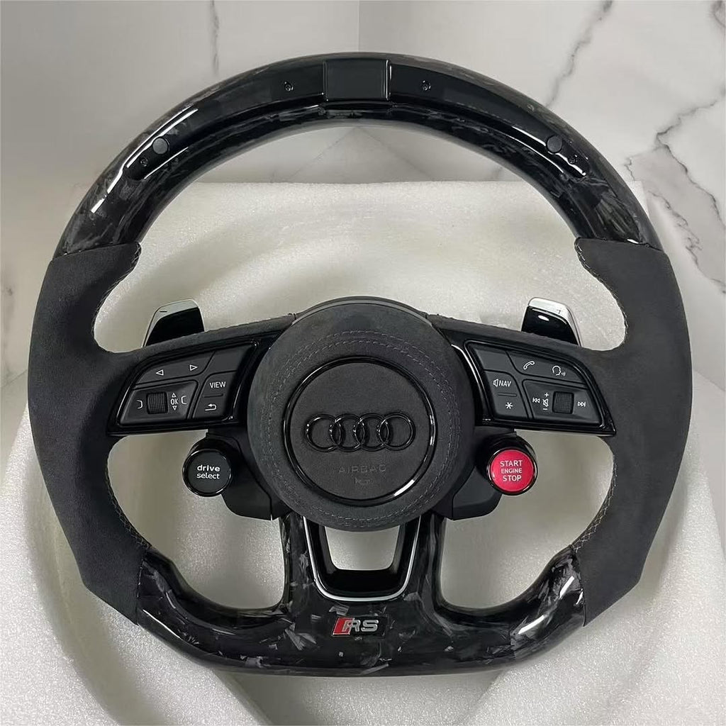 Audi Forged Carbon Fiber LED Steering Wheel