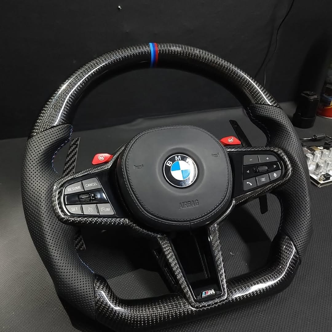 BMW LCI Style Carbon Fiber Steering Wheel