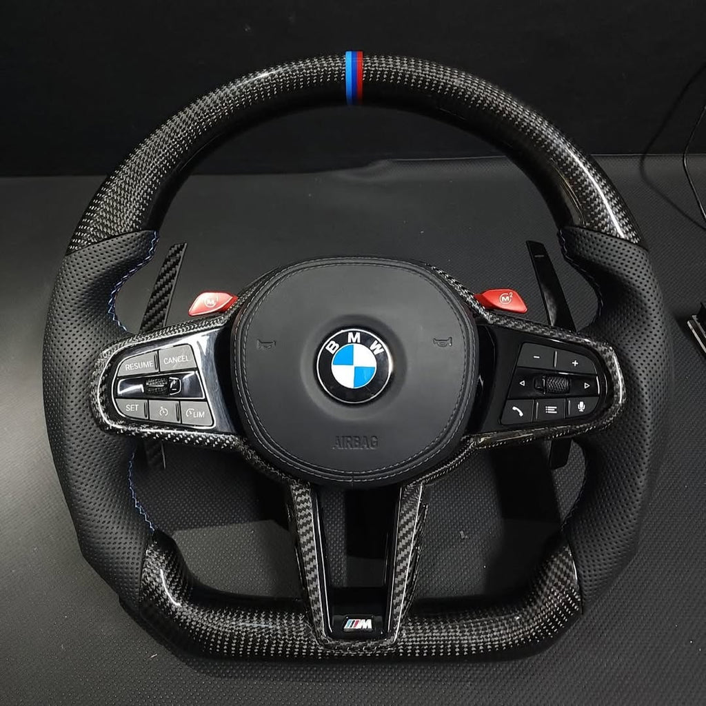 BMW LCI Style Carbon Fiber Steering Wheel