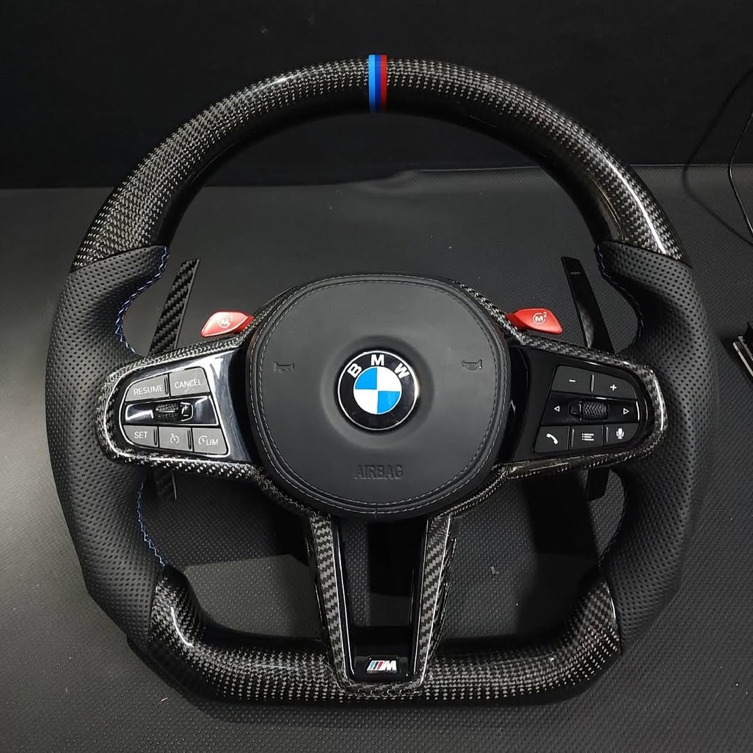 BMW LCI Style Carbon Fiber Steering Wheel