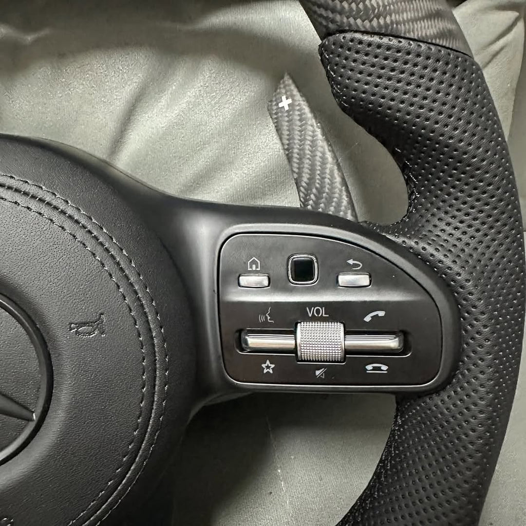 Mercedes-Benz Matte Carbon Fiber Steering Wheel