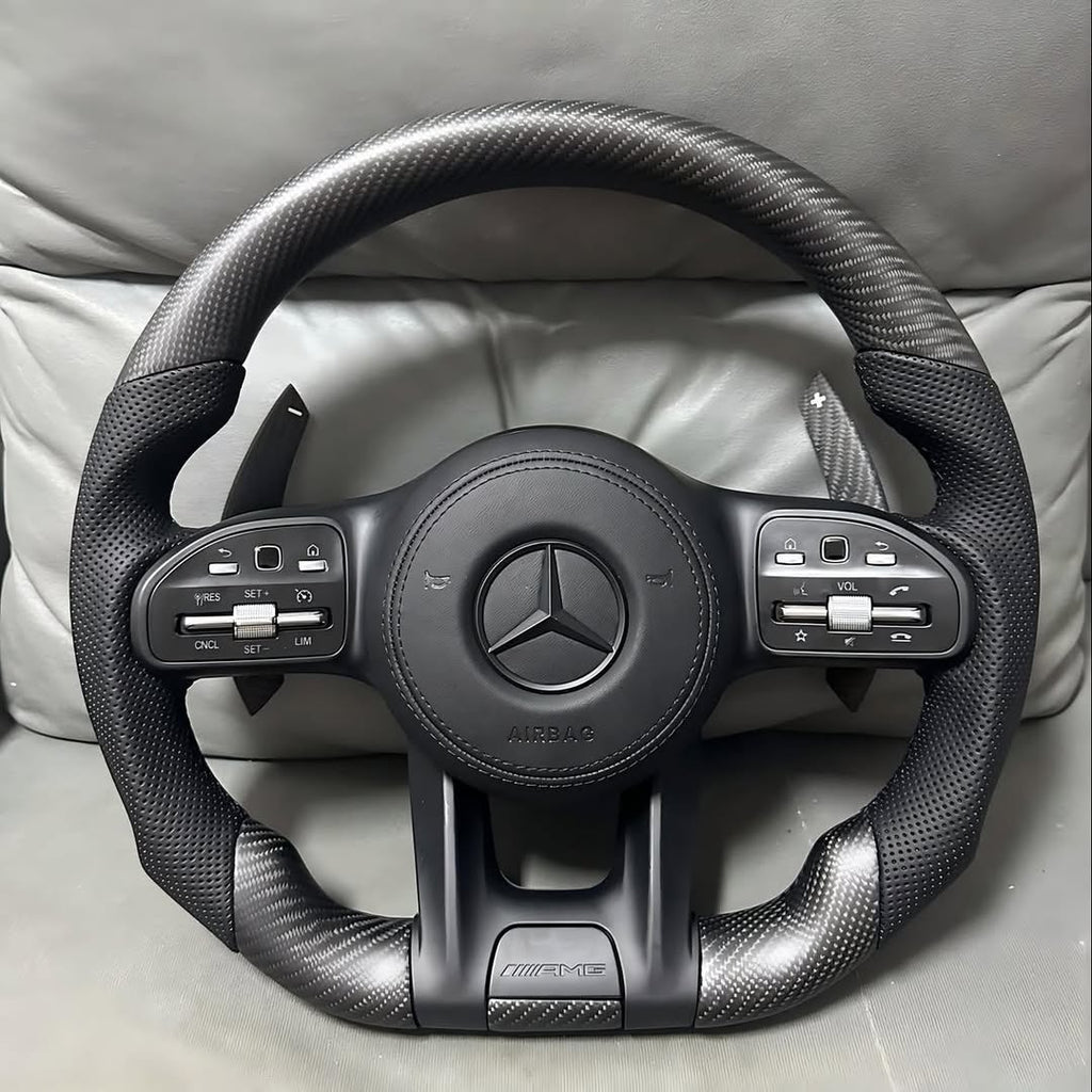 Mercedes-Benz Matte Carbon Fiber Steering Wheel