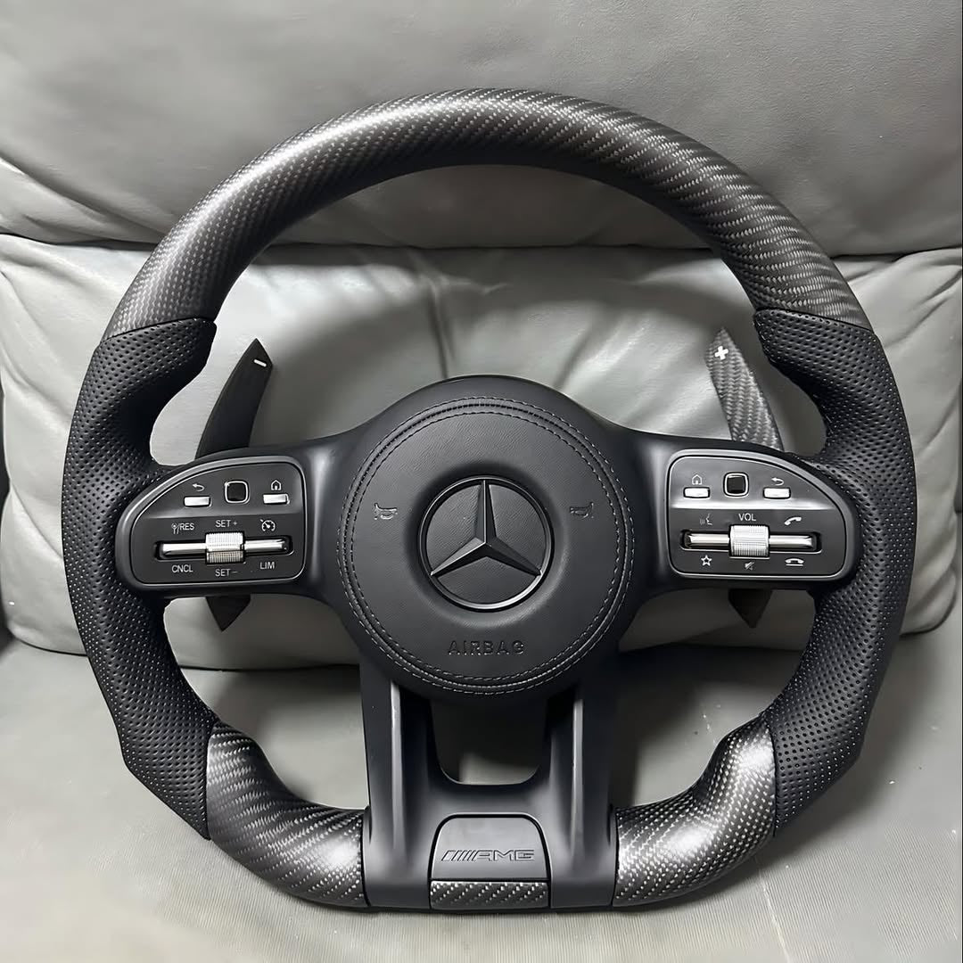 Mercedes-Benz Matte Carbon Fiber Steering Wheel