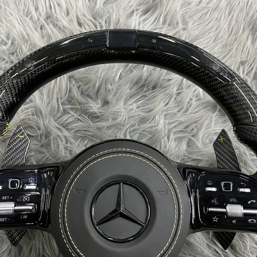 Mercedes-Benz Carbon Fiber LED Steering Wheel