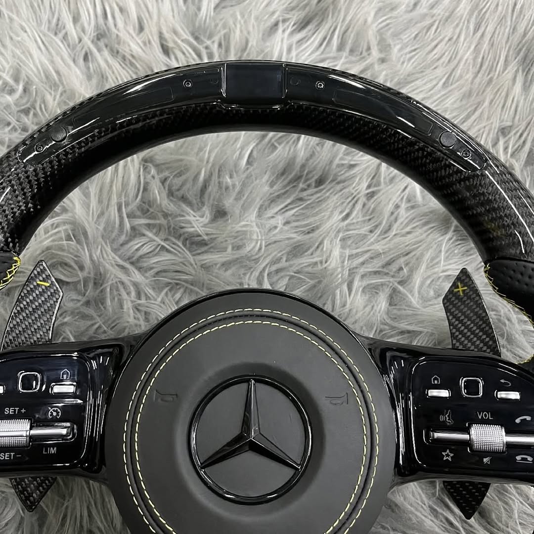 Mercedes-Benz Carbon Fiber LED Steering Wheel