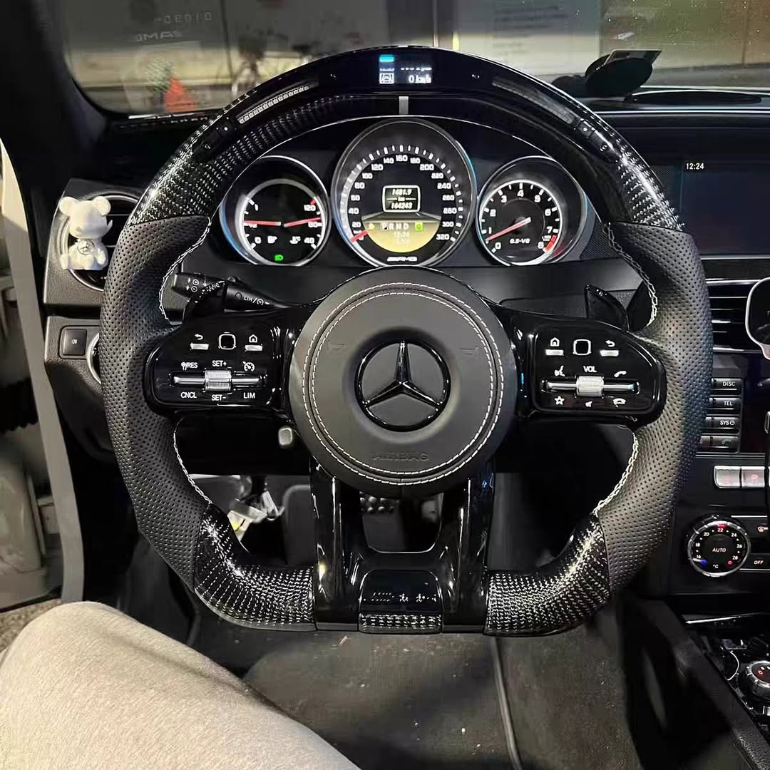 Mercedes-Benz Carbon Fiber LED Steering Wheel