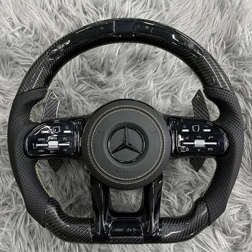 Mercedes-Benz Carbon Fiber LED Steering Wheel