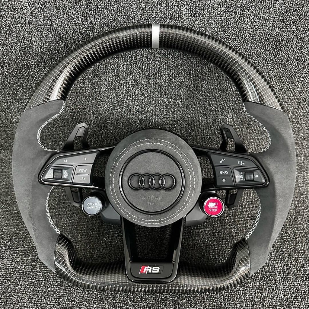 Audi Alcantara Carbon Fiber Steering Wheel