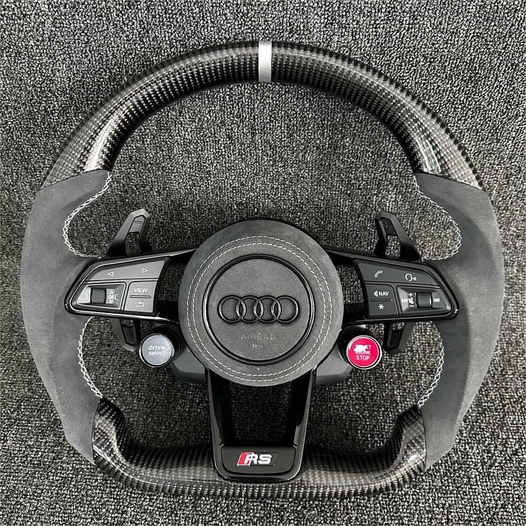 Audi Alcantara Carbon Fiber Steering Wheel