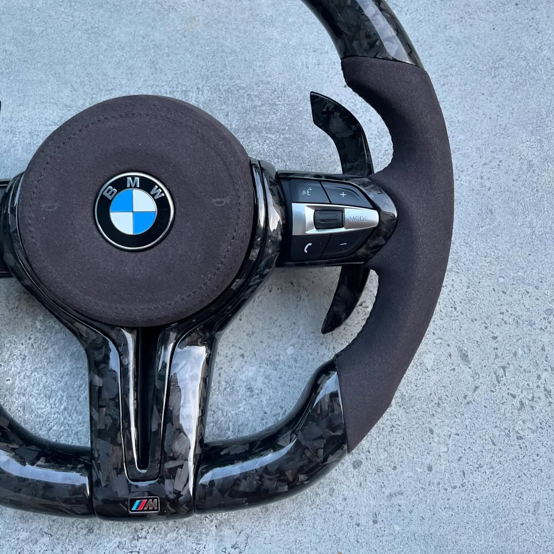 BMW F-Series Alcantara Carbon Fiber Steering Wheel