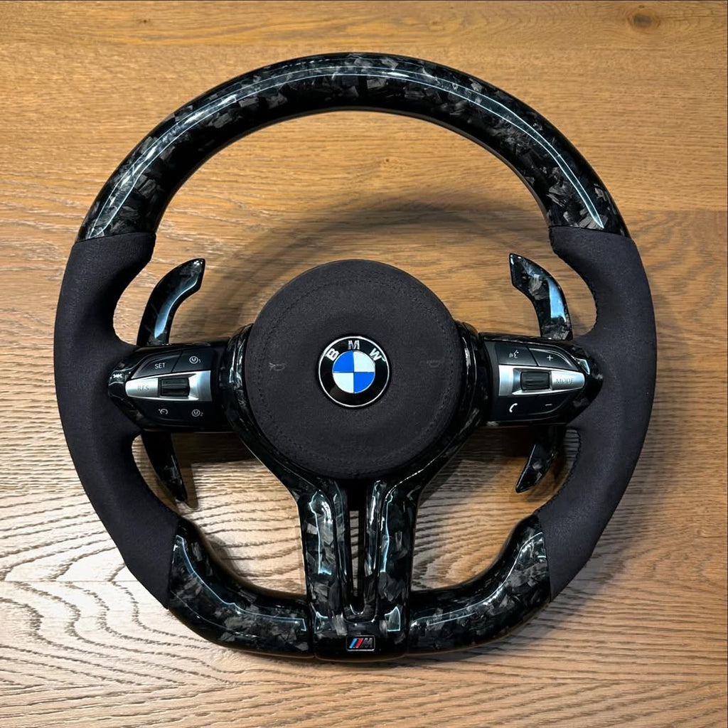 BMW F-Series Alcantara Carbon Fiber Steering Wheel